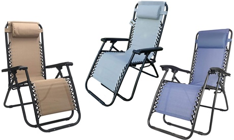 Sedia sdraio pieghevole Greek con innovativo sistema MillePosizioni, disponibile in 4 colori