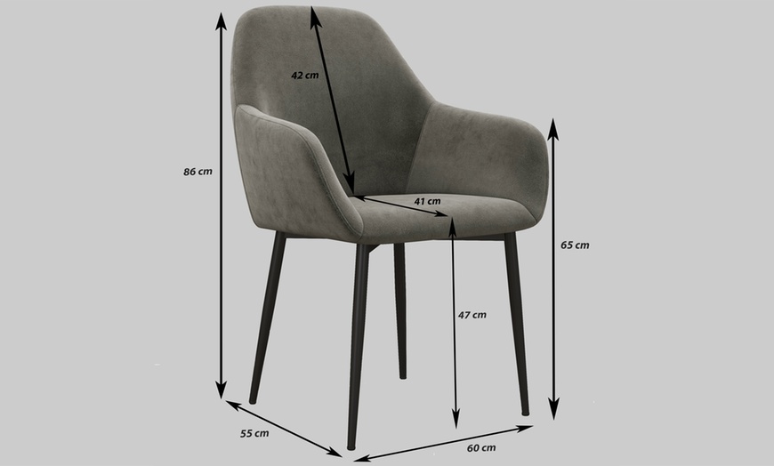 Image 24: Lot de 2 fauteuils de table Gambino de Doosense