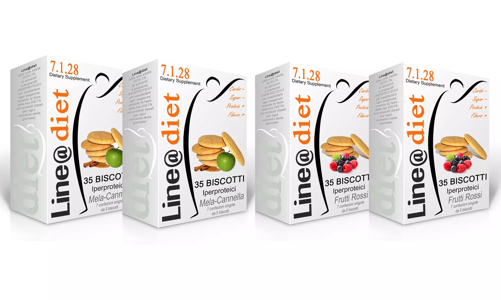 1, 2 o 4 confezioni di biscotti proteici Lineadiet