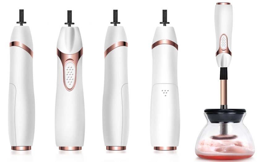 Image 2: Electric Makeup Brush Cleaner and Dryer 