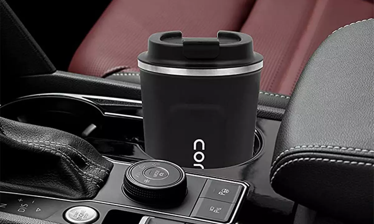 Travel-Friendly Insulated Stainless Steel Coffee Mug