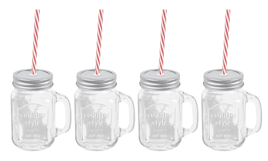 Image 2: Four or Eight Mason Jars