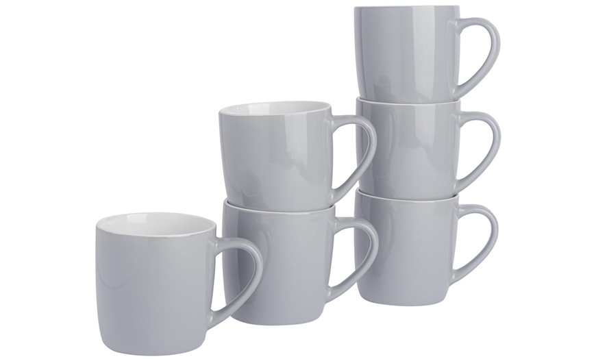 Image 18: Argon Tableware Pack of Six Coloured Coffee Mugs 350ml