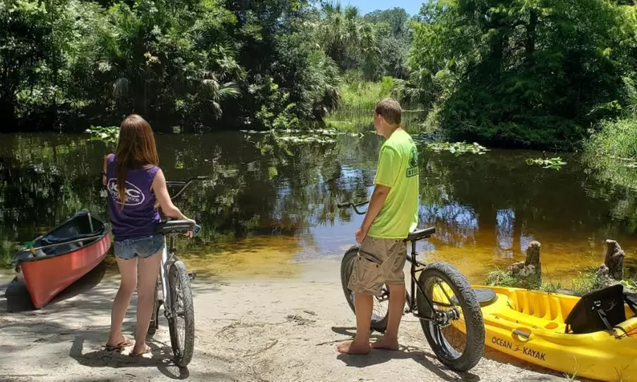 Single or Tandem Kayak or Canoe Rental or Bike Rental at Jupiter Outdoor Center (Up to 15% Off) - Primary Image