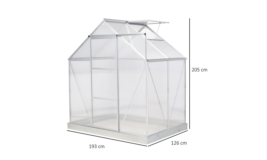 Image 10: Outsunny Greenhouse