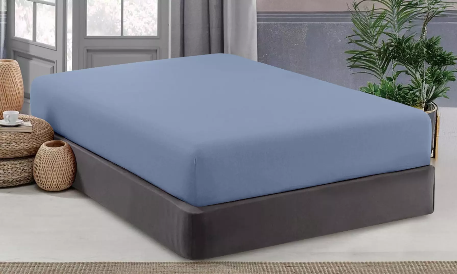 Lenzuolo sotto con angoli no stiro