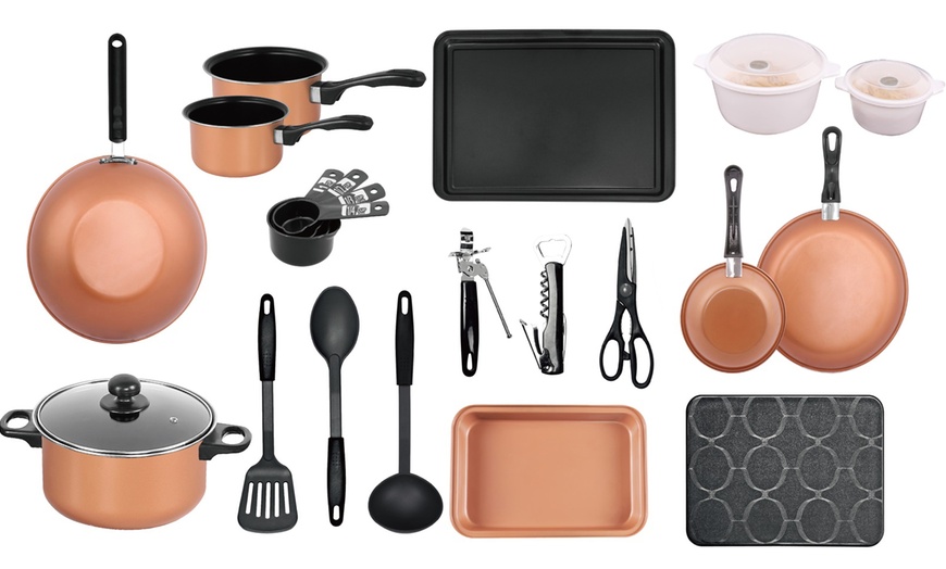 Image 1: 21-Piece Kitchenware Set