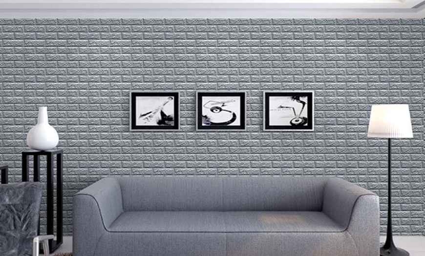 Image 5: 3D Self-Adhesive Wall Tiles