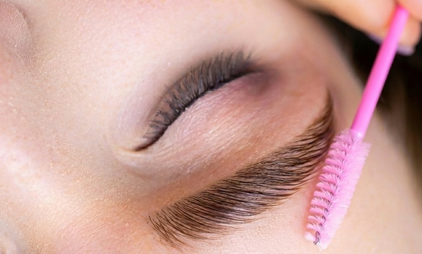 Image 4: Enhance Your Look w/ Korean Lash Lift, Henna Tint, & Brow Lamination 