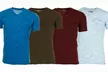 Vertical Sport Men's V-Neck T-Shirt with Chest Pocket (4-Pack) (S-2XL) - Second Medium