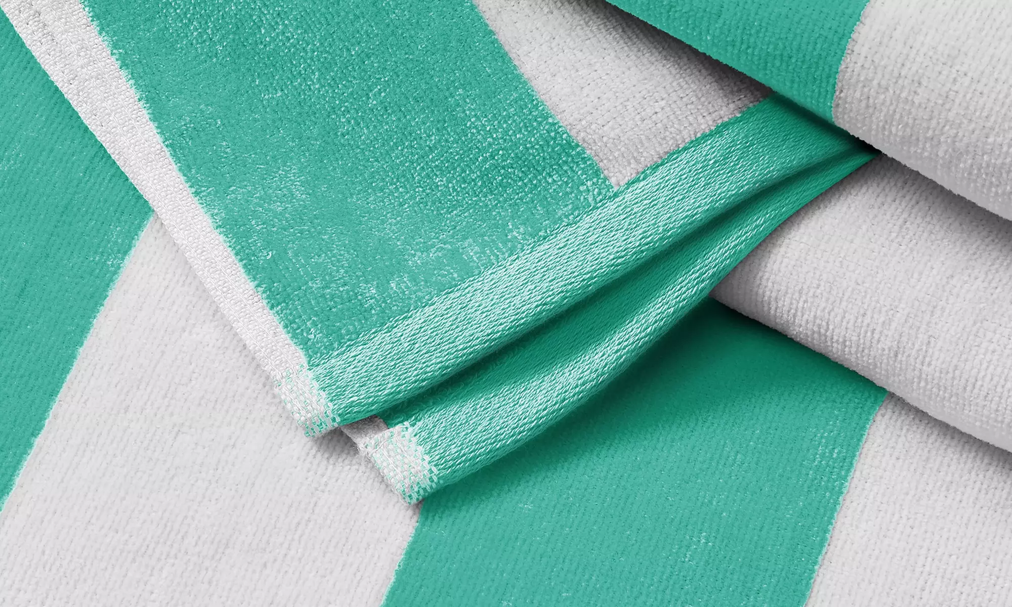 FreshFolds Four Pack Cotton Velour Beach Towels