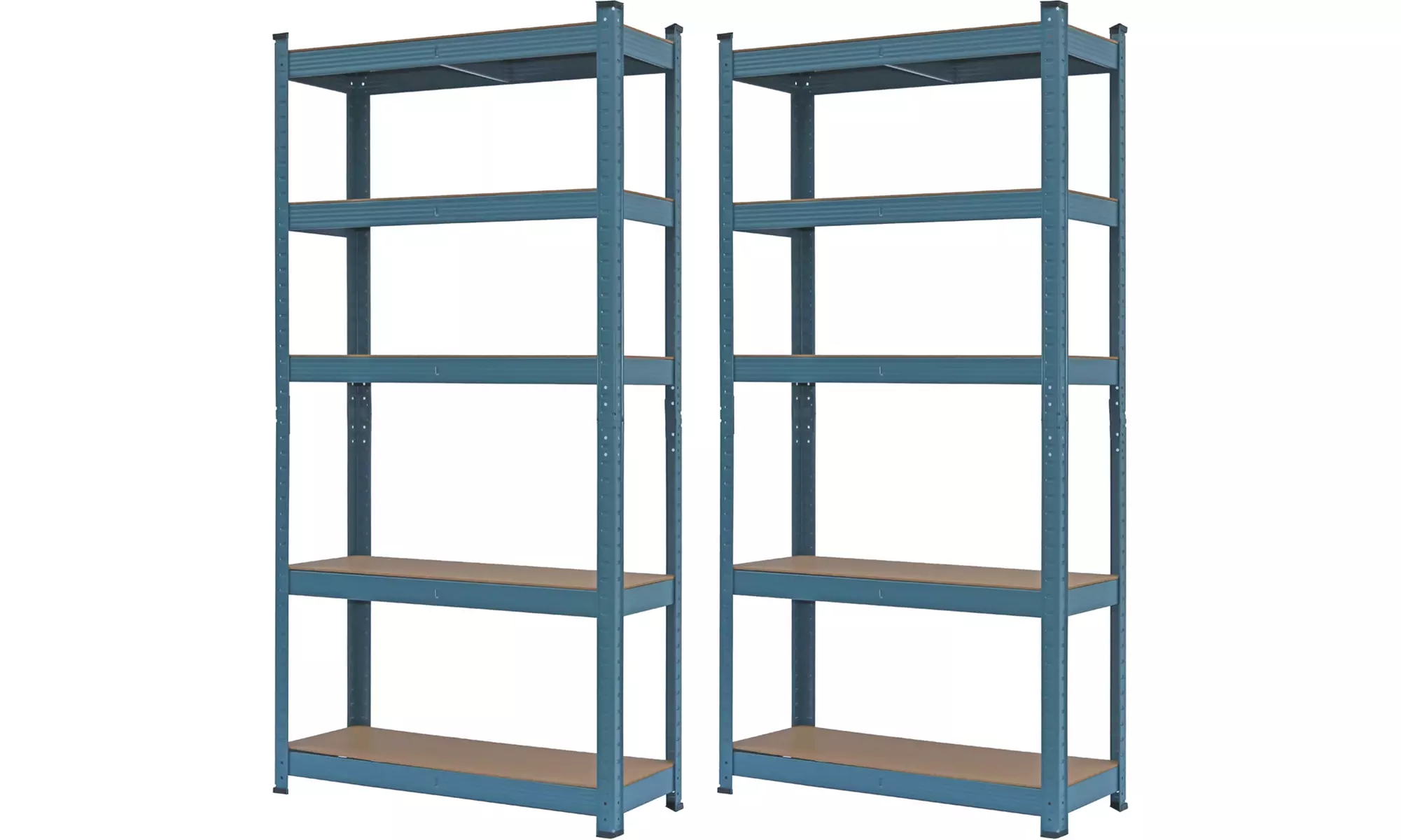 Set di 2 scaffali in metallo