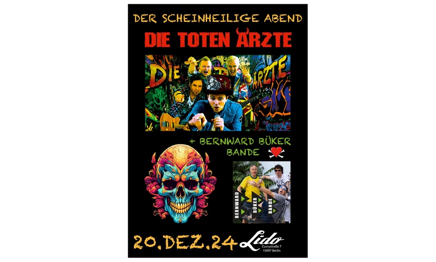 Image 1: Ticket für "Scheinheilige Abend" & "Weihnachtsparty" am 20. & 27. Dez.