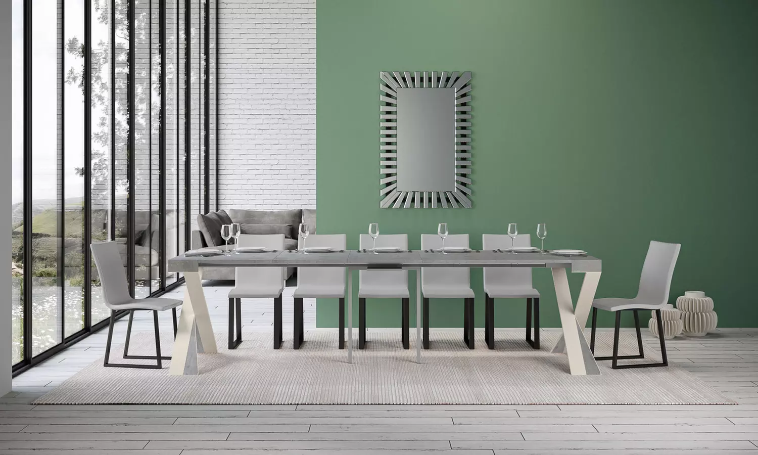 Verlengbare tafel 'Diago'