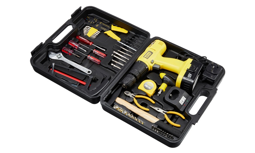 Image 4: 18V Cordless Drill Kit