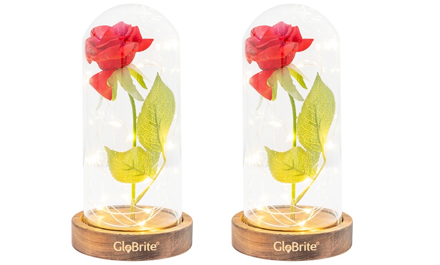 Image 8: Rose Petal LED Lamp