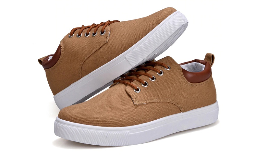 Image 9: Men's Casual Canvas Shoes