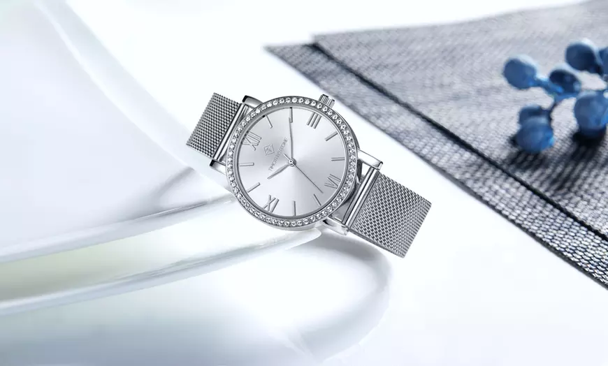Image 6: Montre ornée de cristaux Swarovski®