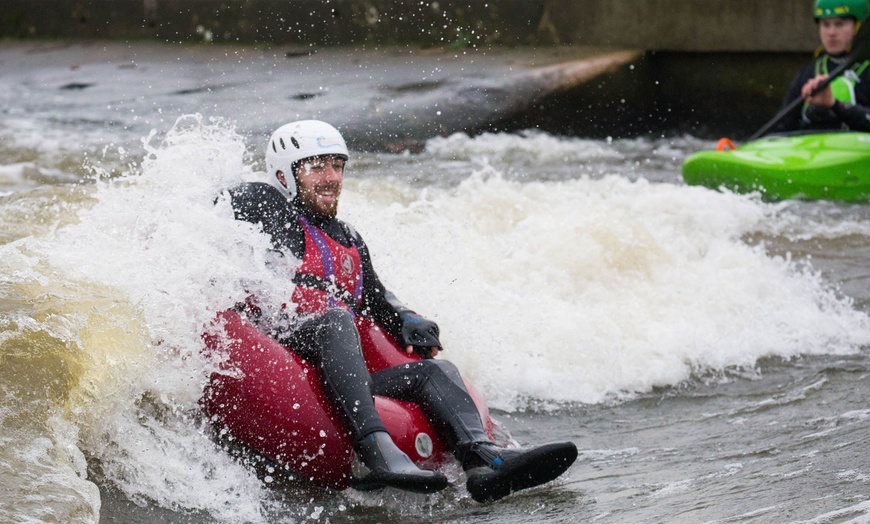 Image 3: White Water Tubing at National Water Sports Centre