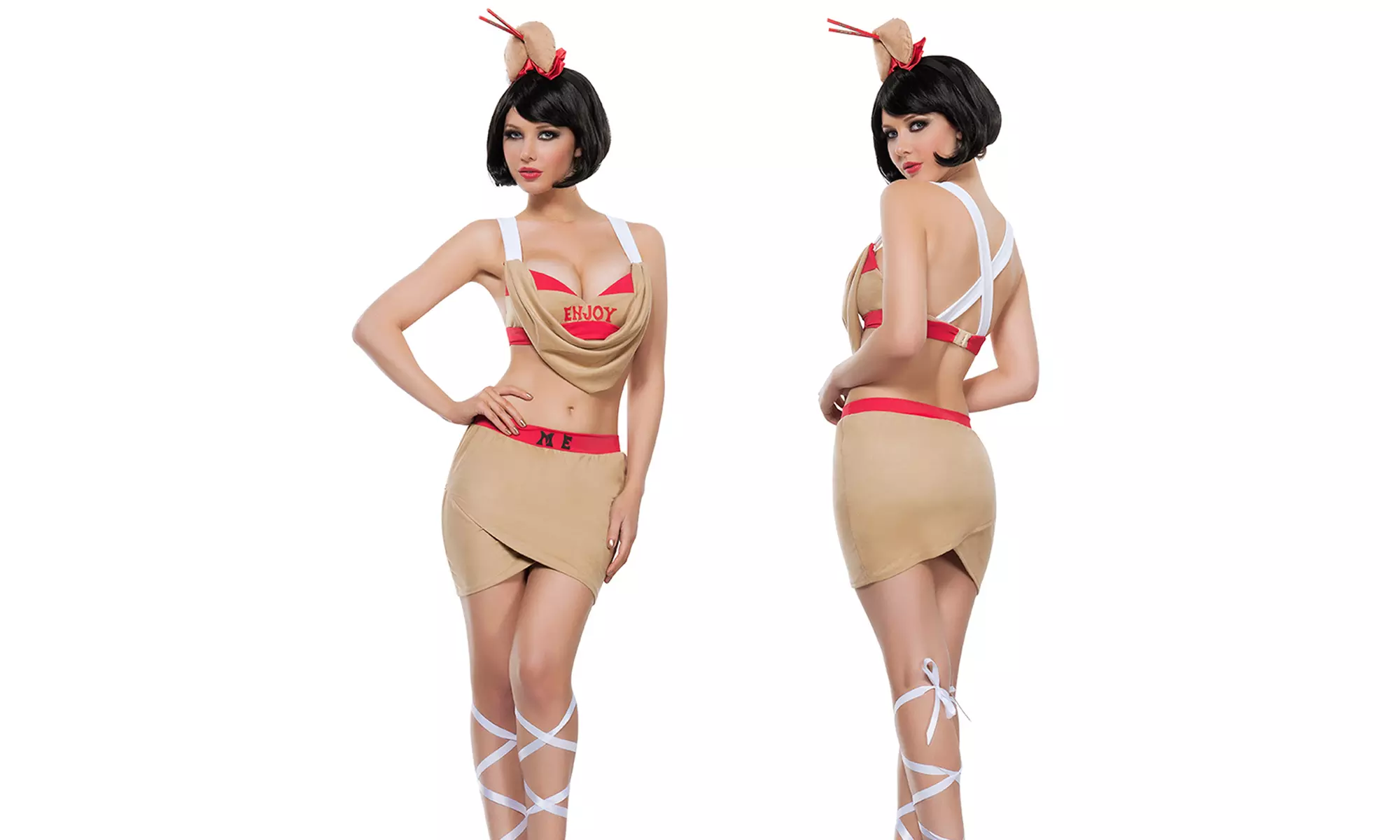 Sexy Fortune-Cookie Costume - Primary Image