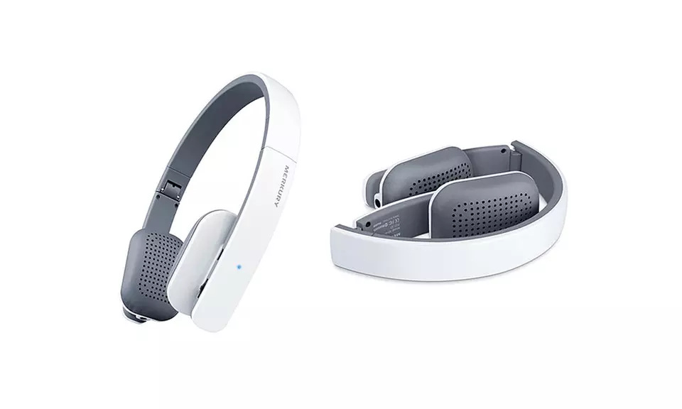 Merkury Innovations Air Stream Slim Wireless Bluetooth Headphones with Mic and 6-Hour Battery - Second Medium