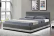 Lit coffre LED en simili cuir avec matelas en option, Fournier Décoration, livraison offerte - Image 7