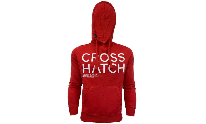 Image 7: Crosshatch Hooded Sweatshirt