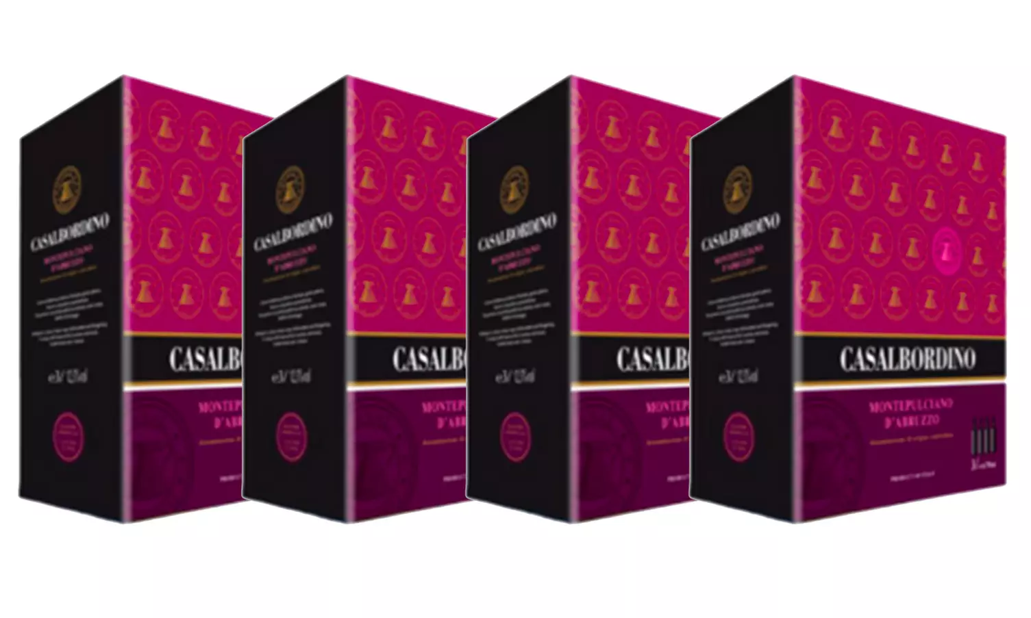 1, 2 o 4 confezioni da 3 o 5 L di vino Cantina Casalbordino