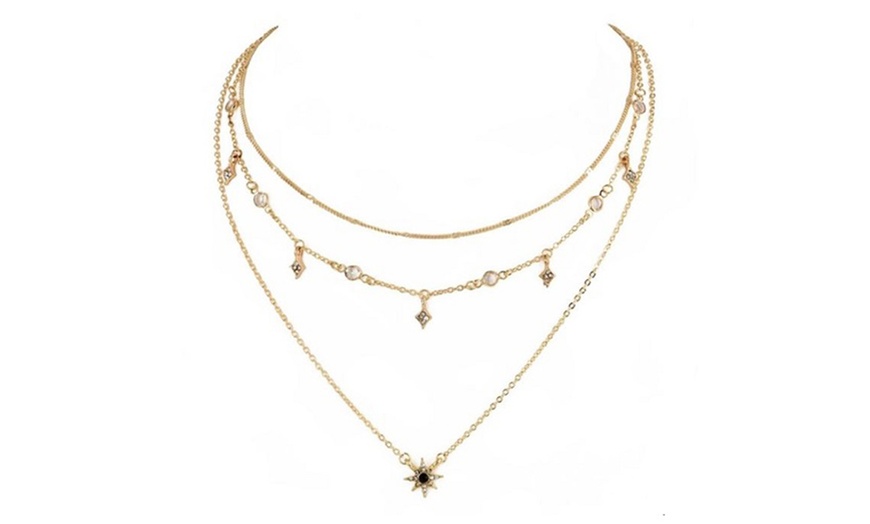 Image 2: Necklace with Stars