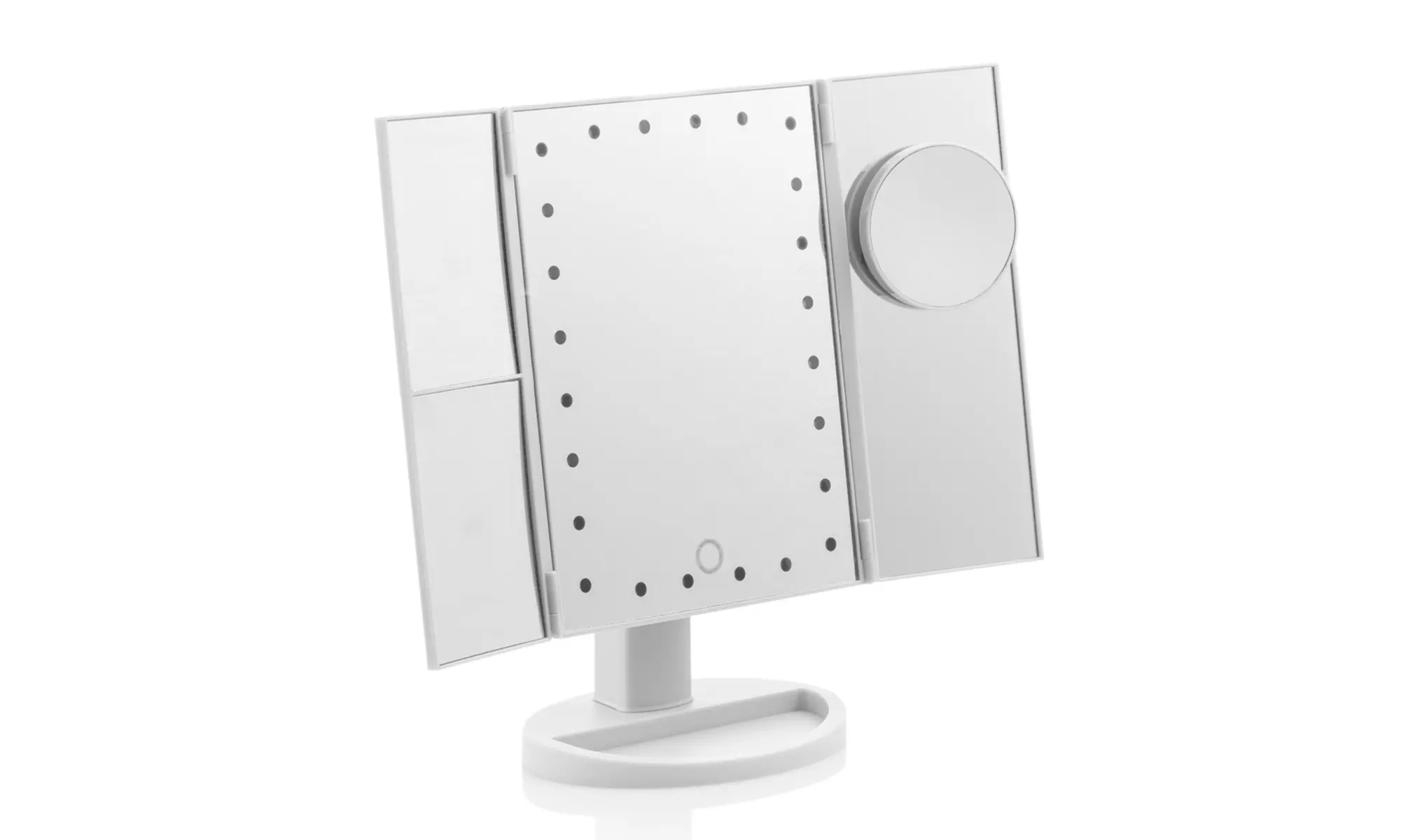 InnovaGoods LED Vergrößerungsspielgel oder klappbarer LED-Spiegel