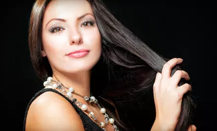 Haircut with Optional Glaze or Deep Conditioning and Partial Highlights at Visage Hair Studio N.Y.C. (Up to 73% Off) - Primary Image