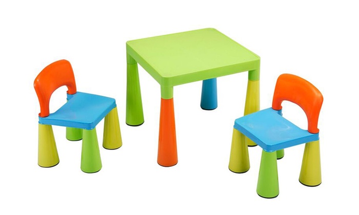 Kid's Table and Chairs Set | Groupon Goods