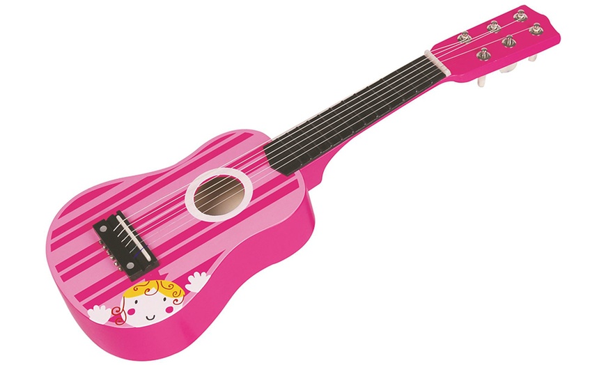 Image 7: Lelin Kids' Wooden Guitar