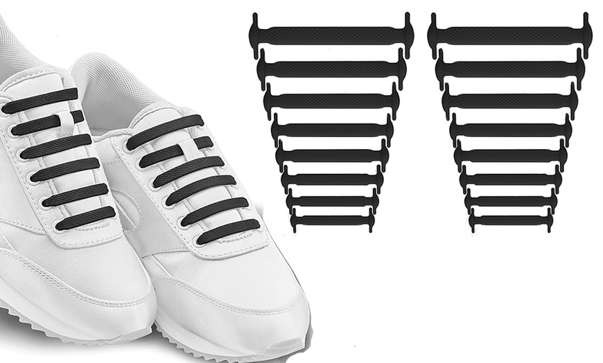 Image 4: Silicone No-Tie Shoelaces