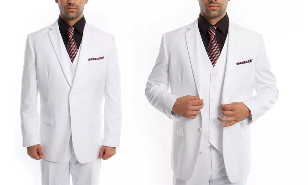 Men's Modern-Fit Suit (3-Piece) - Second Medium