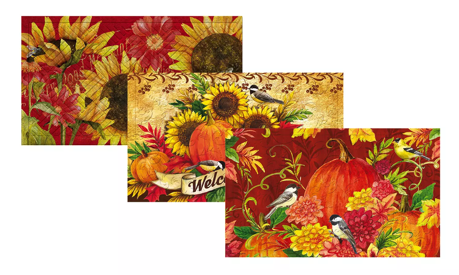 Fall-Themed Embossed Floor Mats - Primary Image
