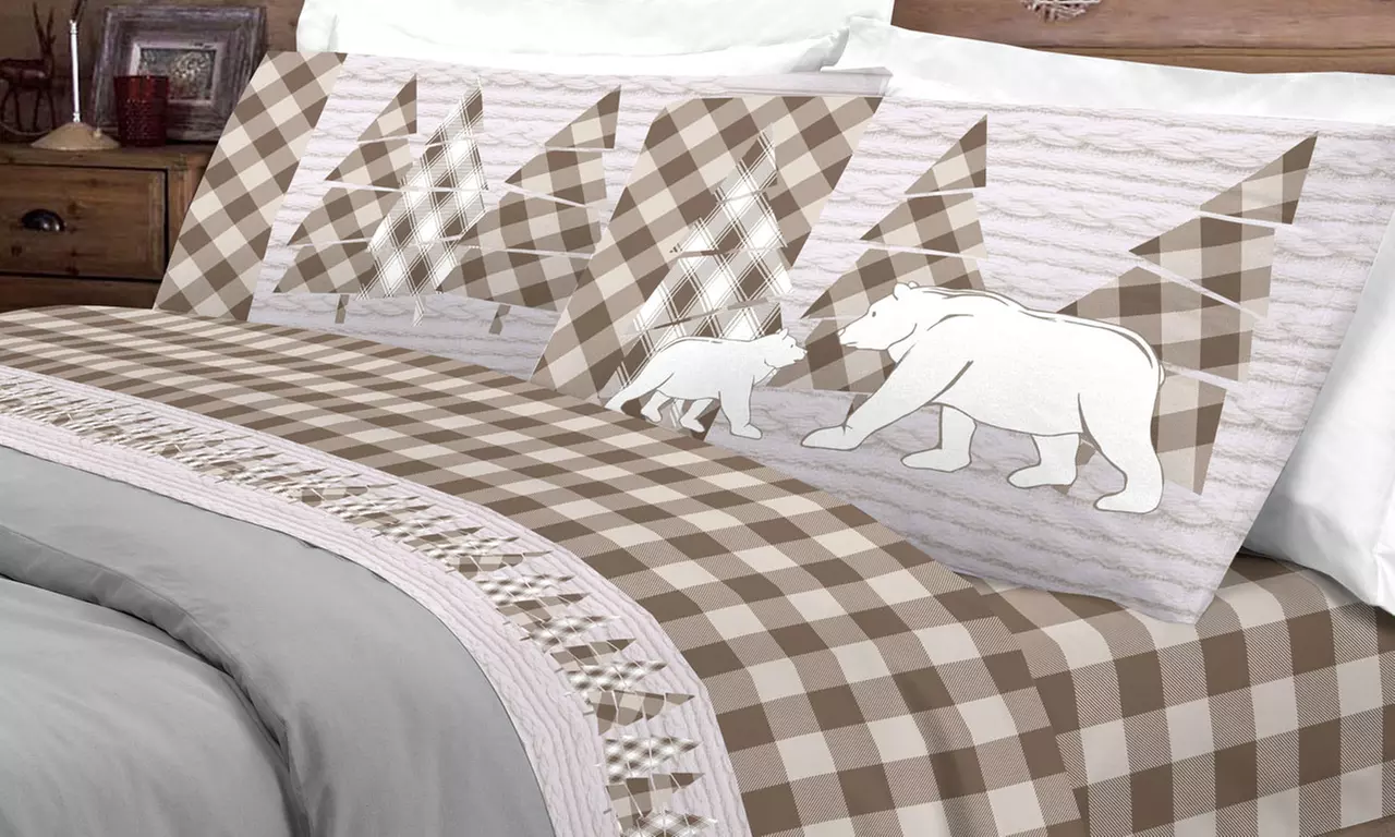 Completi Lenzuola Flanella Fantasie Invernali, Natalizie