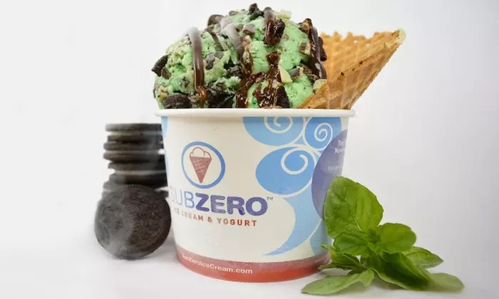 Two or Four Large Ice Creams with One Mix in Each at Sub Zero Ice Cream & Yogurt
 (Up to 35% Off) - Primary Image