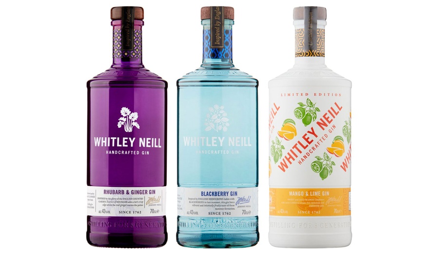 Image 3: Three Bottles of Whitley Neill Gin 700ml