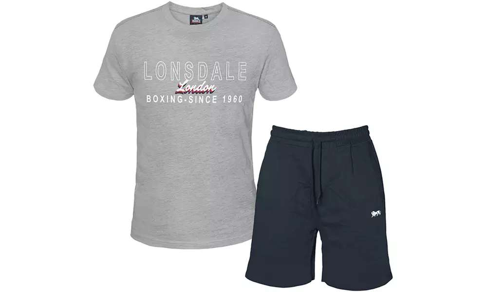Completo uomo corto Lonsdale in cotone