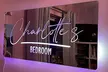 One or Two Custom LED Name Mirror from Justyling (Up to 89% Off) - Second Medium