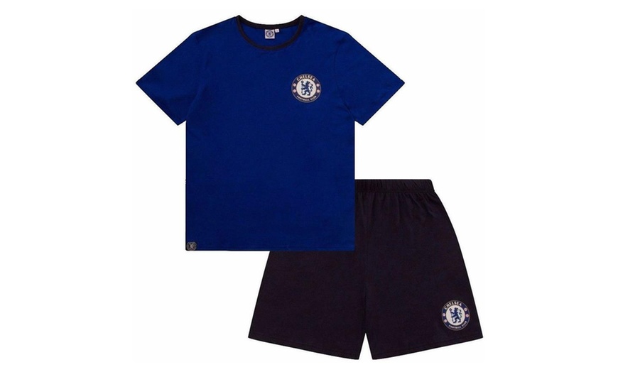 Image 3: Boys' Short Football Pyjamas