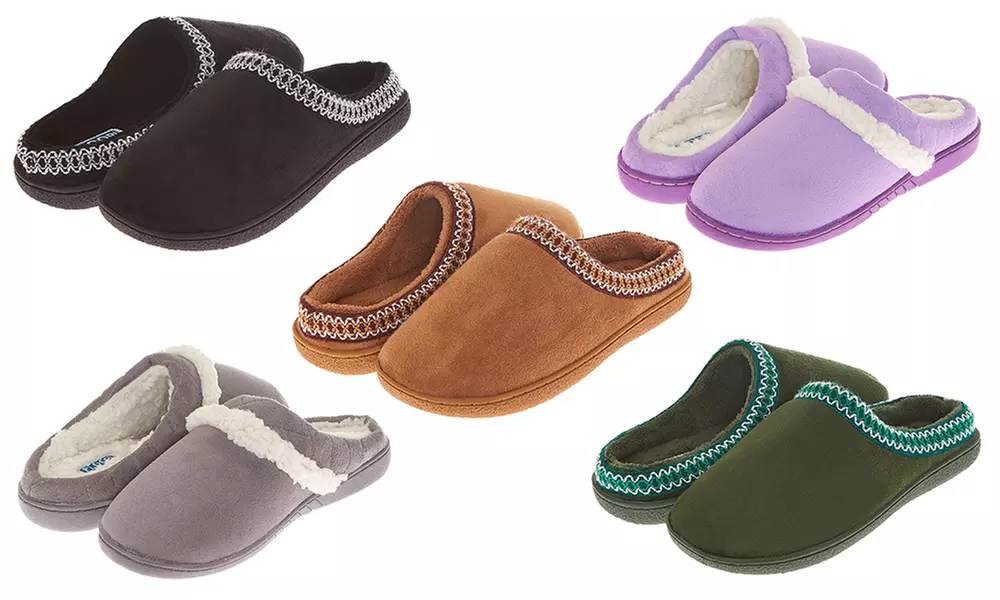 Floopi Women's Indoor and Outdoor Clog Slippers with Memory Foam - Primary Image