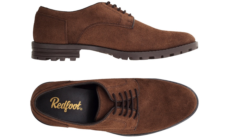 Image 7: Men's Redfoot Suede Derby Shoes