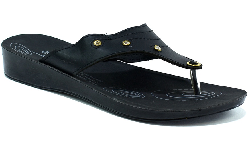 Image 8: Women's Summer Toe Post Sandals