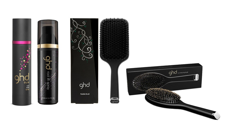 Image 1: GHD Hair Care Accessory Set