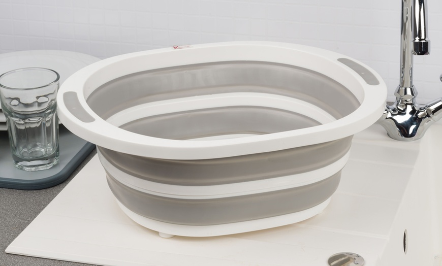 Image 17: Collapsible Dish Drainer, Washing Up Bowl or Both