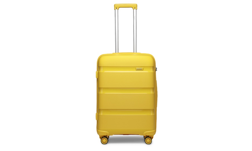 Image 27: KONO 20-inch Colourful PP Hard Shell Suitcase Hand Luggage with Lock