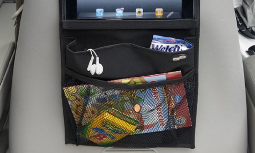 Image 2: 1x oder 2x Autositz-Organizer mit Tablet-Halter