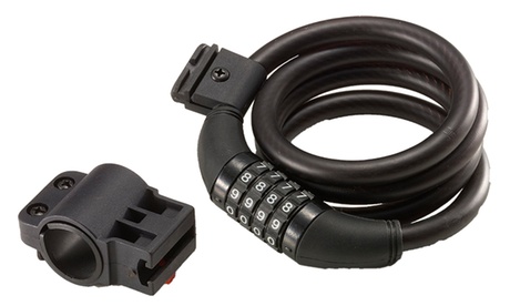 Lucchetto a spirale con cavo in acciaio e con combinazione Maggi Group